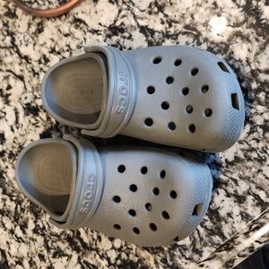 Boys Crocs - size c12, Slate Grey!